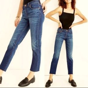 Madewell Slim Boyfriend Jean Raw Hem edition sz 29
